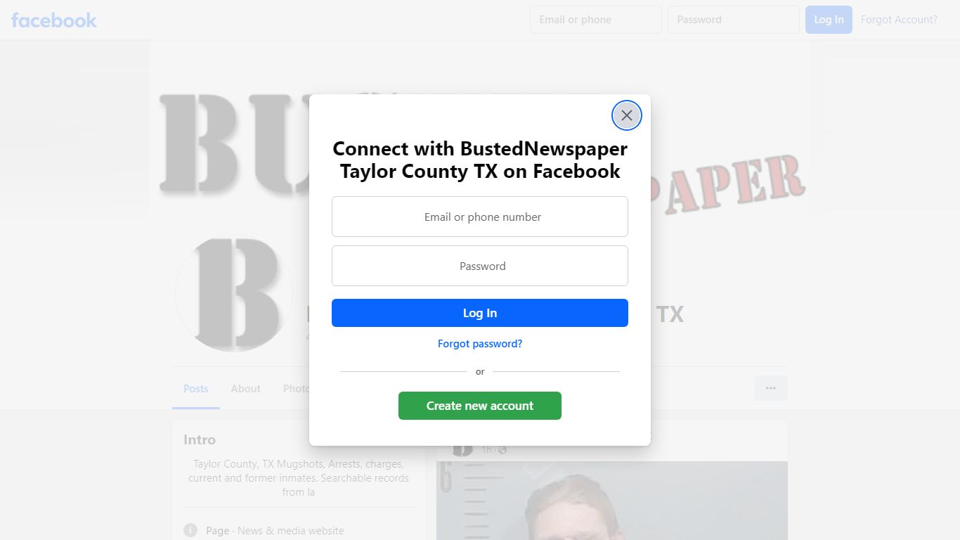 BustedNewspaper Taylor County TX - Facebook